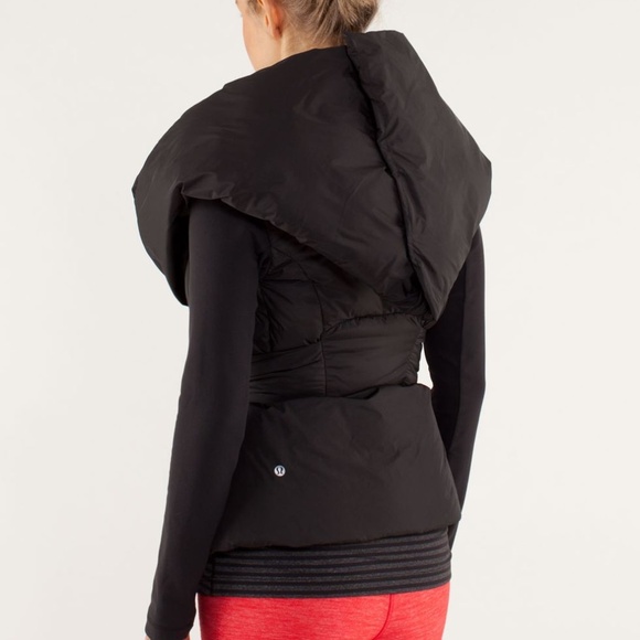 Lululemon Down To The Studio Jacket Black Reversible Slub Denim Black NWT 10❤️ - Picture 4 of 10